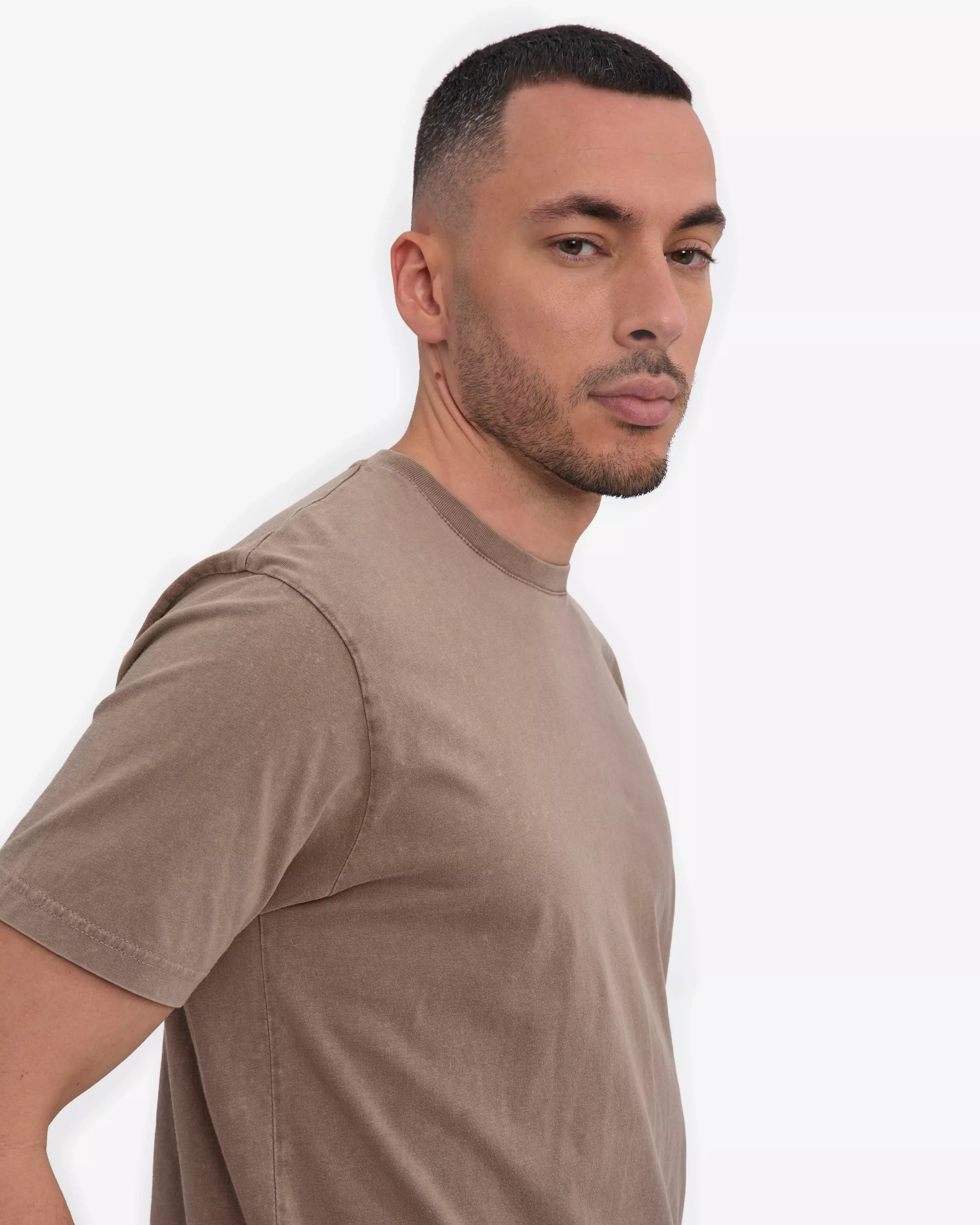 Colorful Standard Faded Khaki Organic T-Shirt Herren beige